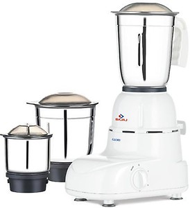 New Bajaj Glory 500-Watt Mixer grinder with 3 Jars Small Kitchen