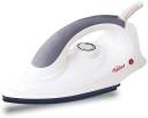 Rally Verna 1000w Dry Iron Light Weight with Non-Stick Triple Layer Coating | Smart Light Sensor | Shockproof Body | Ironing for Clothes with 6 Options | ISI Mark | White price in India.