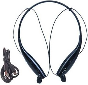 HBS-730 In the Ear Bluetooth Neckband Headphone With MIC (Black) price in India.