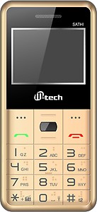 M Tech Sathi Mobile Phone With Braille Letter Keypad Gold - Black price in India.