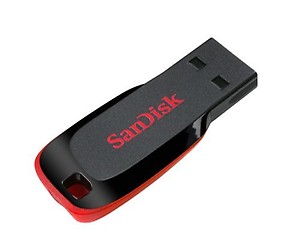 SanDisk Cruzer Blade SDCZ50-016G-135 16 GB USB 2.0 Pen Drive (Red & Plastic) price in India.