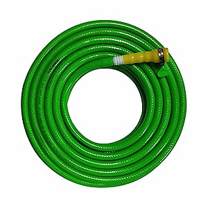TechnoCrafts PVC Braided Hose Pipe for Sanitation Supplies 15 Meter (50 feet) 1/2" (0.5 Inch or 12.5mm) Bore Size - 3 Layered Hose Pipe (Orange) price in India.