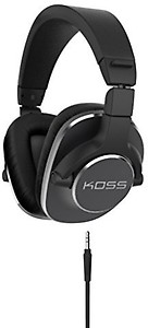Koss Pro4S Full Size Studio Headphones, Black with Silver Trim price in India.