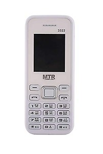 MTR MT3322 (Dual Sim, 1.77 Inch Display, 800 Mah Battery, Black) price in India.
