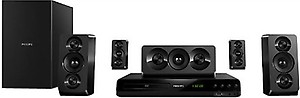 Philips 5.1 Home Theater DVD Double Bass Sound HTD5510/94 price in India.