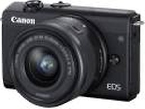 Canon EOS M200 Mirrorless Camera Body with Single Lens (EF-M15-45mm f/3.5-6.3 IS STM)  (Black) price in India.