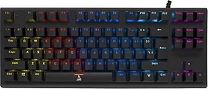 Red Gear Invador Wired Gaming Keyboard with Backlit Keys (Anti Ghosting Keys, Black) price in India.