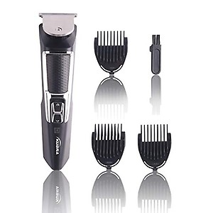 Kubra KB-2026 Rechargeable Cordless 45 Minutes Hair and Beard Trimmer For Men (Black) price in India.