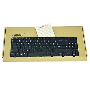 Eathtek New Laptop Keyboard for Dell Inspiron 15R N5110 M5110 M511R series Black US Layout, Compatible with part number price in India.
