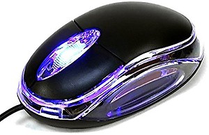 TERABYTE WM-TB001 Wired Optical Mouse  (USB, Black) price in .