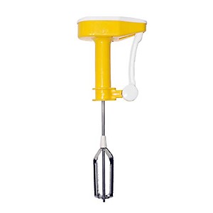 CLASSY TOUCH Non-Electrical ABS Plastic and Stainless Steel Blades Hand Blender (Yellow and White) price in India.