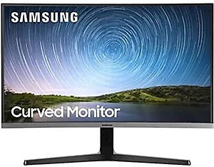 Samsung 27-Inch (68.4 cm) FHD, 1800R Curved 1,920 X 1,080 LED Monitor, VA Panel, Slim Design, AMD Freesync, Flicker Free, HDMI, Audio Port (LC27R500FHWXXL, Dark Blue Gray) price in India.
