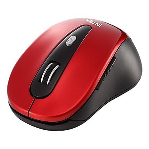 Intex Shiny Wireless Optical Mouse (Red) price in India.