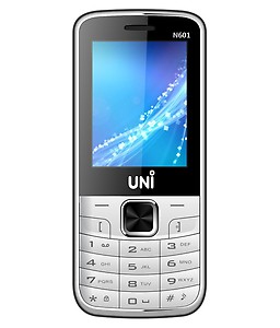 UNI N601, Multimedia 2.4 Inch Mobile Alongwith Manufacturing Warranty(white) price in India.