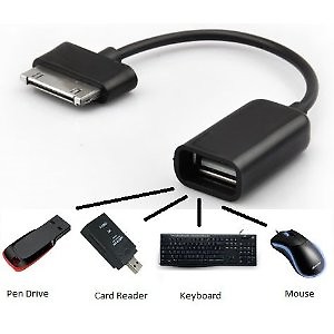 Gromo 30 Pin OTG Cable for Samsung Tablets - Black price in India.