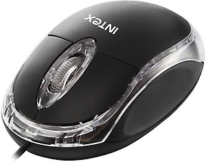 Intex Magic USB Wired Optical Mouse Gaming Mouse(USB, Black) price in India.