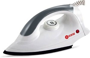 KWW IRANO 1000W Dry Iron with Non-Stick Coated Sole Plate | Instant Heating | Multiple Temperature Levels | 360° Swivel Cord | ISI Approved | Shock Proof and 2 Years Warranty (Slate Grey) price in India.