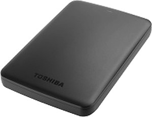 Toshiba Canvio Basics 500GB Portable Hard Drive- Silver (HDTB305XS3AA) price in India.