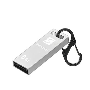 Simmtronics 8 GB Flash Drive USB 2.0 Pendrive Metal Body for Laptop and Computer… price in India.