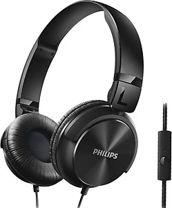 Philips SHL3195BK On-Ear Headphones with Mic (Black) price in India.