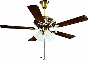 Crompton Greaves Jupiter 1200 mm (48 inch) Decorative Ceiling Fan with Lights (Brass) price in India.
