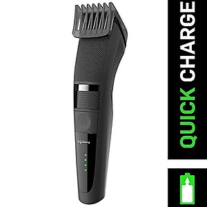 Lifelong Beard Trimmer for Men | Quick Charge (2 Hours) | Runtime: 60 Mins | 20 Length Settings | Cordless | USB Charging | 1 Year Warranty (LLPCM07) - Black price in India.