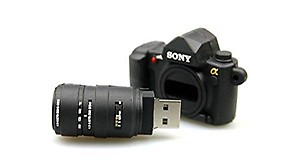 Quace SLR Camera Shaped Cool Fancy USB Flash 64 GB Pen Drive price in India.