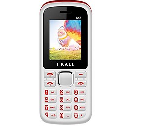 IKALL K55 1.8 inch Dual Sim Mobile (Black & Red) price in India.