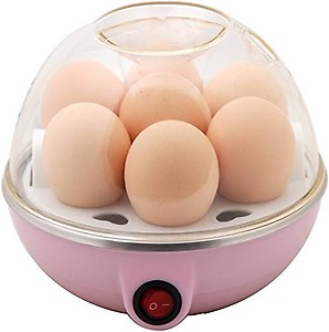 Holy Delight Stainless Steel 7 Egg Cooker, Boiler, Poacher Electric and Steamer with Tray, Multicolour price in India.