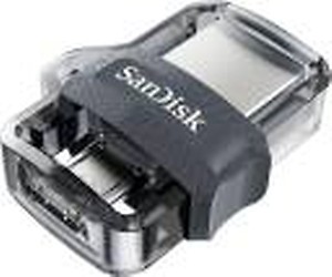 SanDisk Ultra Dual Drive m3.0 16 GB OTG Drive 16 GB OTG Drive  (Black, Type A to Micro USB) price in .