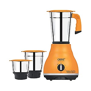 Orpat Mixer Grinder Kitchen Chef Pro 650W Majestic Yellow price in India.