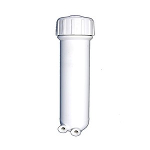 Wellon Double O Ring Membrane Housing with connecting elbows for any 75 or 80 or 100 GPD Membrane for Water Purifier price in India.