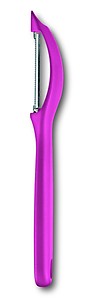 Victorinox Stainless Steel Peeler, Swiss Classic" Serrated/Wavy Edge Universal Peeler for Professional and Household Kitchen, Pink, Swiss Made price in India.