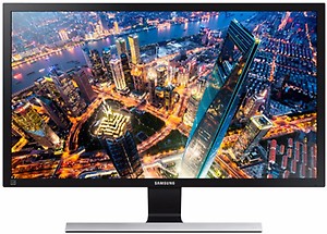 SAMSUNG 28 inch 4K Ultra HD LED Backlit TN Panel Monitor (LU28E590DS/XL)  (Response Time: 1 ms) price in .