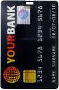 Tobo Bank card shaped smil Credit card USB2.0 Flash Pendrive.8GB 8 GB Pen Drive  (Multicolor) price in India.