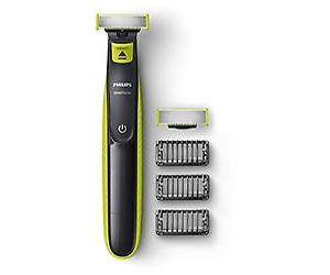 Philips QP2526/10 Cordless OneBlade Hybrid Trimmer and Shaver with 3 Trimming Combs and extra blade (Lime Green) price in India.