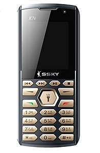 SSKY K7i (Dual Sim, 1.8 Inch Display, 1050 Mah Battery, Orange) price in India.