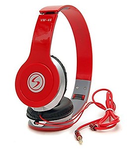 Signature Vm46 Solo Hd Stereo Dynamic Over the Ear Wired Headphones Assorted Colors price in India.