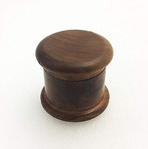 Metier 2.25 Inch Sheesham Wooden Herb Grinder Crusher - 3 Parts - 1 Pc price in India.