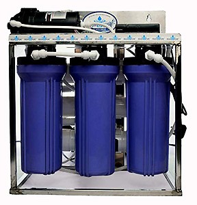 AQUA D PURE 25 LPH Commercial RO Water Purifier with Single Pump Purification, TDS Adjuster, Blue price in India.