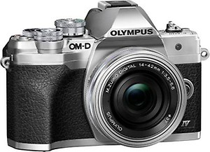 OLYMPUS E-M10M4_1442E DSLR Camera Camera  (Silver) price in India.
