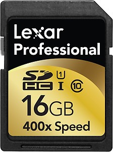Lexar 16GB Professional 400x SDHC UHS-I