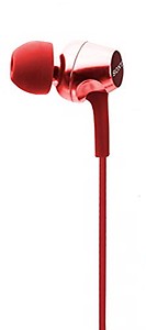 Sony MDR-EX155 in-Ear Headphones (Red - no mic) price in India.