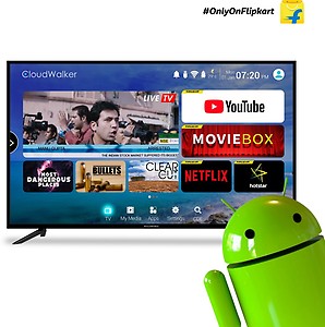 Cloudwalker Cloud TV 50SF 127 cm (50 inches) Smart Full HD LED TV (Black) price in India.
