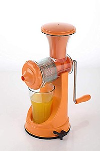 Kitchen King Fruit and Vegetable Juicer with Steel Handle, Orange price in India.