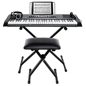 Alesis Harmony 61 MKII 61-Key Portable Arranger Keyboard, Black (HARMONY61MKII) price in India.