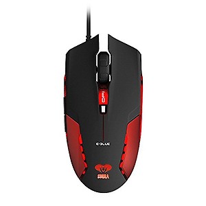 E-Blue Cobra II 1600 DPI Ergonomic Gaming LED Mouse with Bigger Scroll Wheel (EMS151BL) price in India.