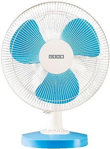 Usha New Mist Air Duos Red 3 Blade Table Fan
