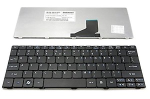 Laptop Internal Keyboard Compatible for Acer Aspire One D255 D255E D257 D260 D270 532H NAV50 Black Laptop Keyboard price in India.