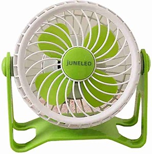 Nutts Rechargeable Mini 360 Degree Rotation 3 Speed Mode 200 mm Silent Operation 4 Blade Table Fan price in India.